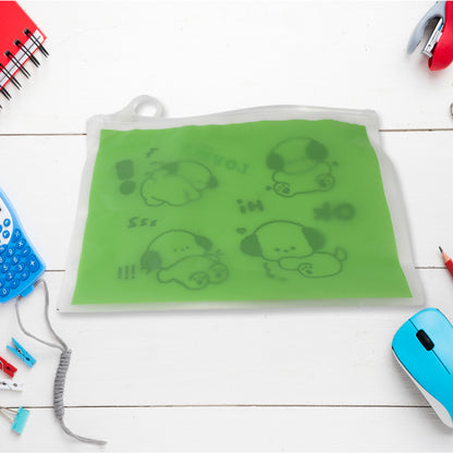 Wukusy reusable multipurpose pencil pouch with zip, ideal for travel, school, and stationery storage for boys and girls.