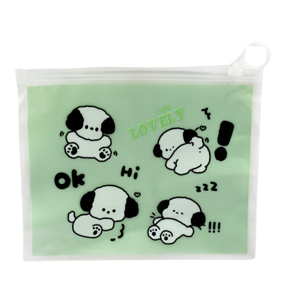 Wukusy reusable multipurpose pencil pouch with zip, ideal for travel, school stationery, for boys and girls.
