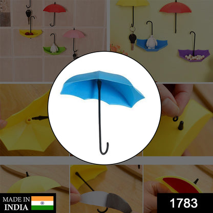 Colorful umbrella key holder by Wukusy, made for home organization, with vibrant design and multiple hooks for keys.