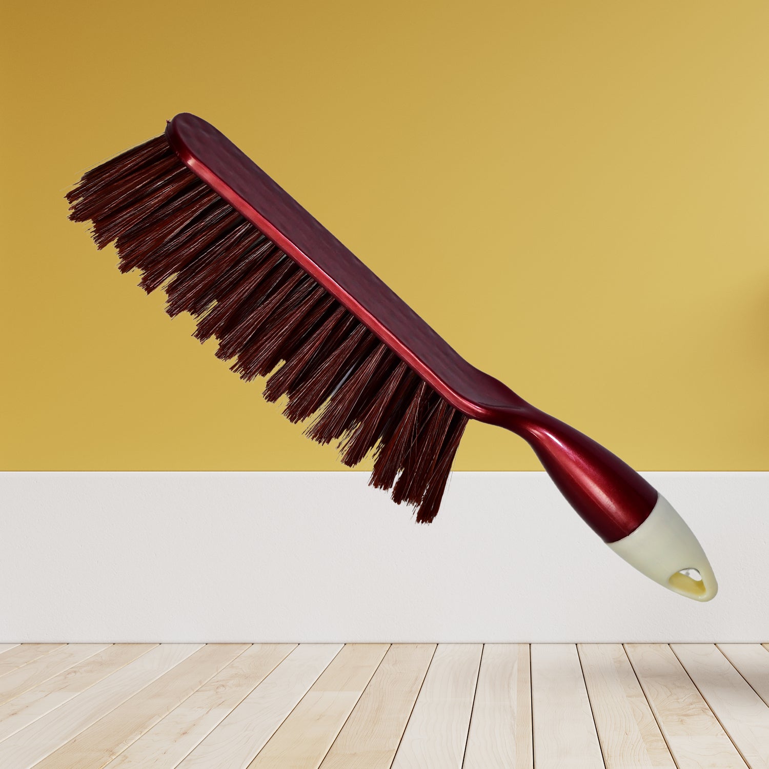 Wukusy cleaning duster brush for car seats, carpets, and mats, ideal for multi-purpose home and car interior cleaning.