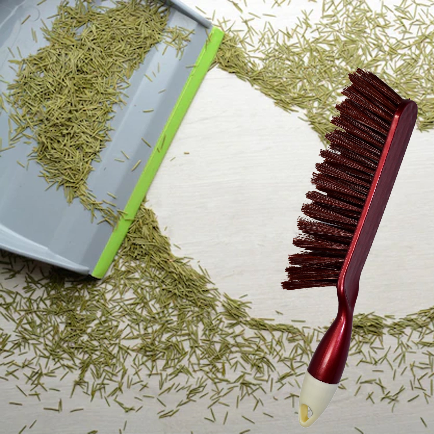 Wukusy Cleaning Duster Brush for car seats, carpets, and mats, ideal for multi-purpose home and vehicle cleaning tasks.
