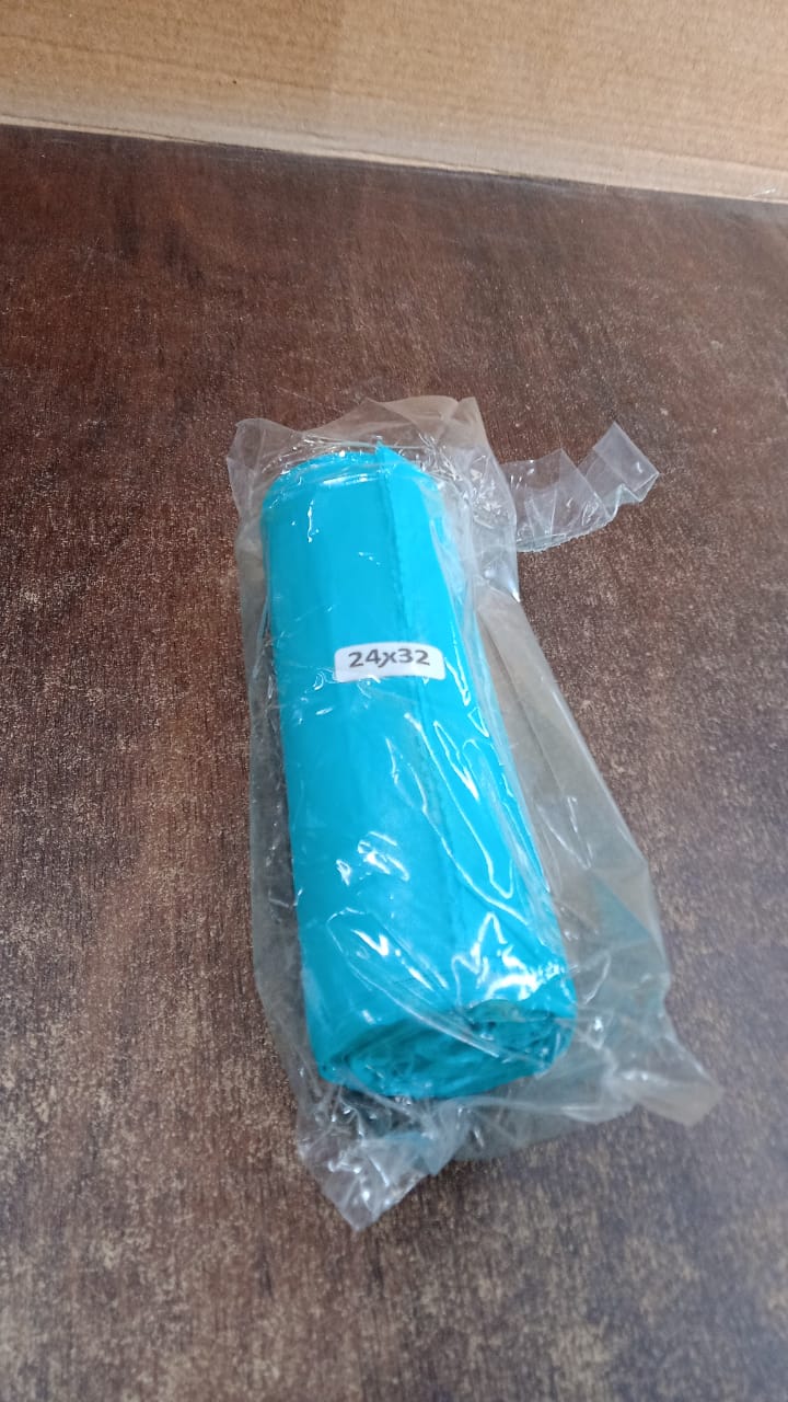 Bio-degradable Eco Friendly Garbage  Trash Bags Rolls (24x32 Cm  1 Pc  Mix Color)