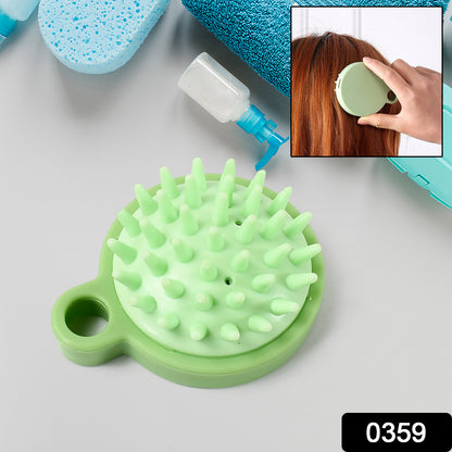 Wukusy scalp massage comb and hair brush, small portable washable shower brush for hair massage and removing loose short hair.