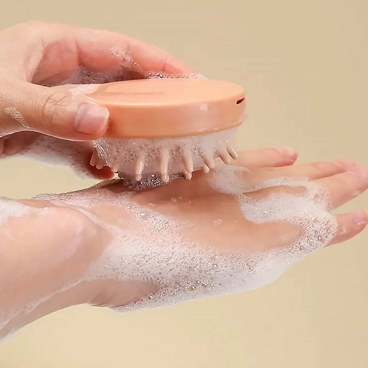 Wukusy scalp massage brush and hair comb, small portable washable shower brush for effective hair and scalp massage.