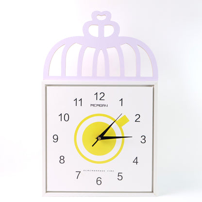 Decorative Square Wall Clock Battery Operated  1 Pc
