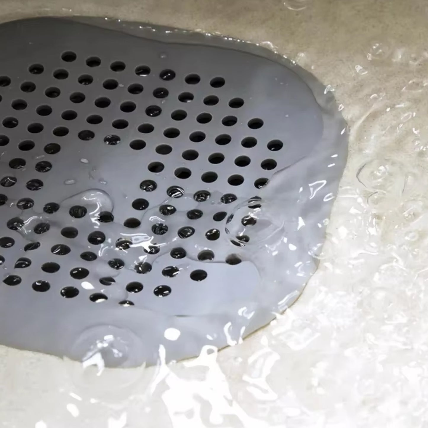 Flexible Silicone Drain Cover Strainer (1 Pc)
