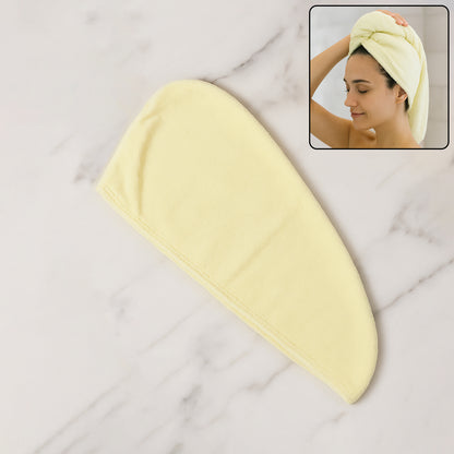 Hair Drying Towel Wrap Cap For Women (Small  1 Pc)