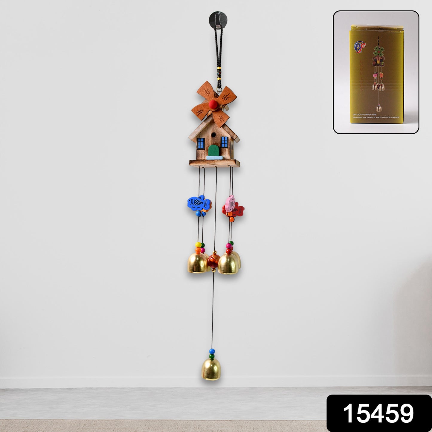 Home Decor Wind Chimes Outdoor Hanging (1 Pc)