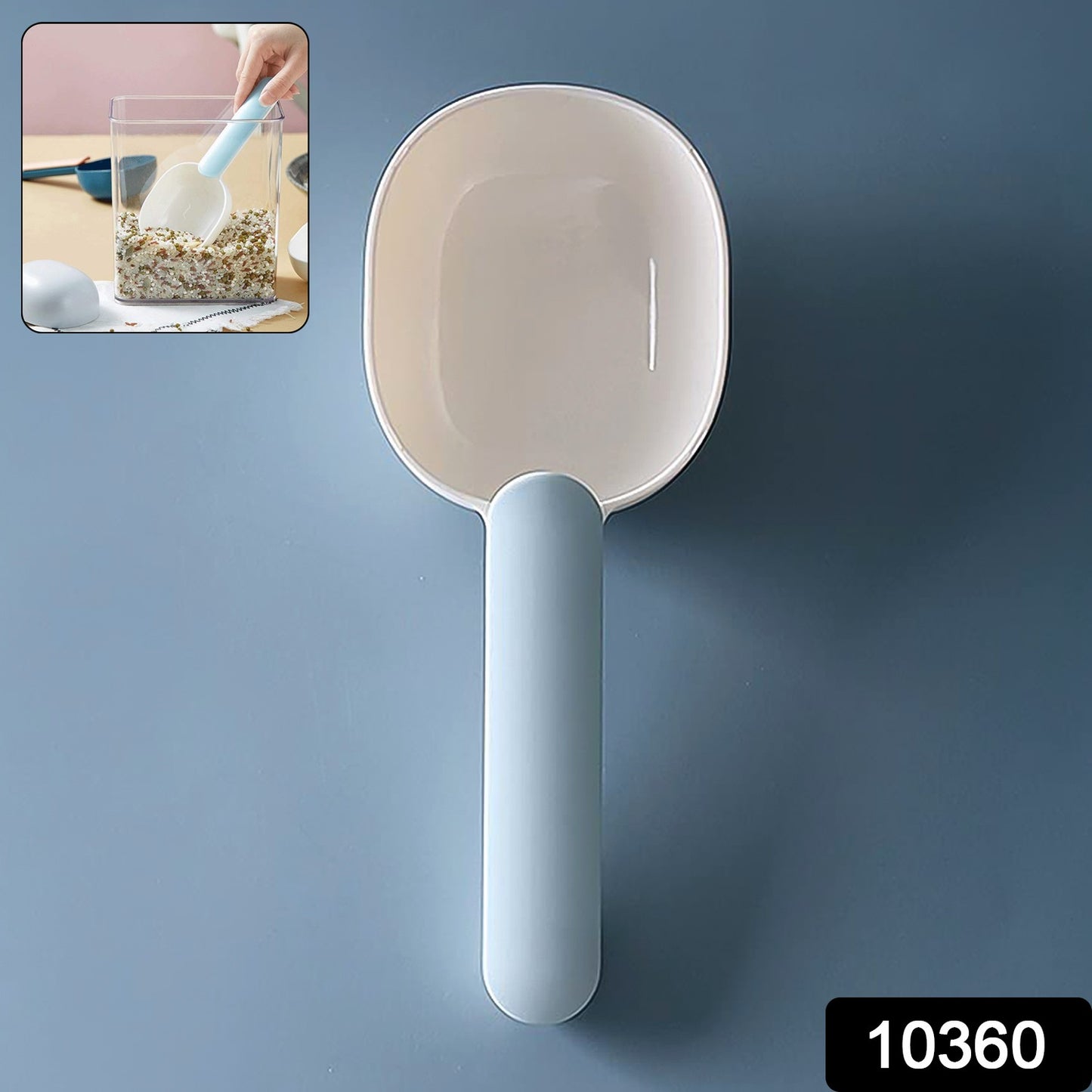 Large Plastic Measuring Spoons Flour Scoops For Home Kitchen (1 Pc)