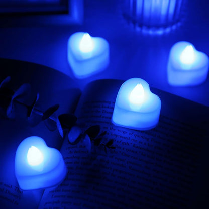 Led Tealights Smokeless Plastic Decorative Candles (Pack Of 1  Multicolor)