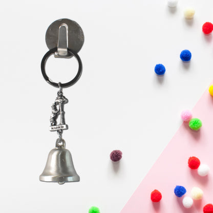 Metal Small Temple Bell Keychain Motorcycle Bell Keychain (1 Pc  Mix Color)