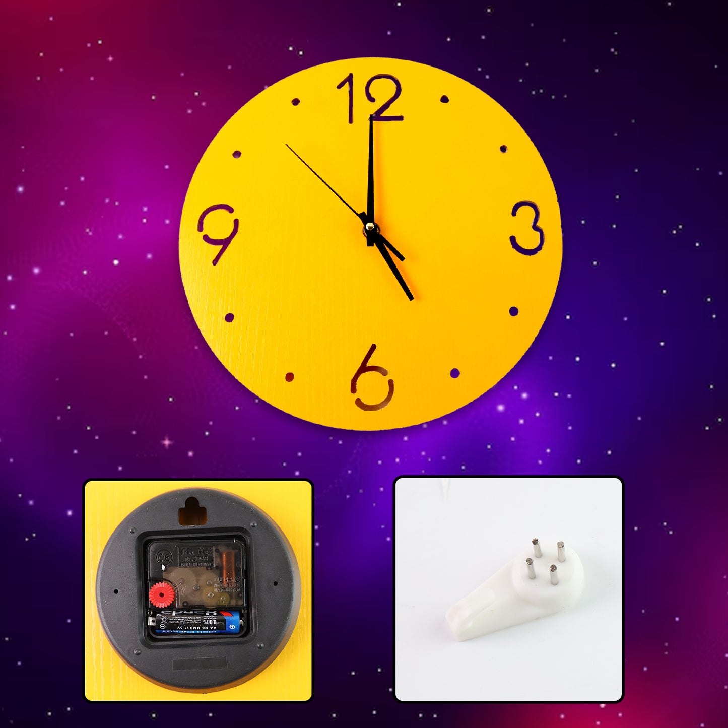 Modern Minimalist Wall Clock For Home  Office Dcor (1 Pc)