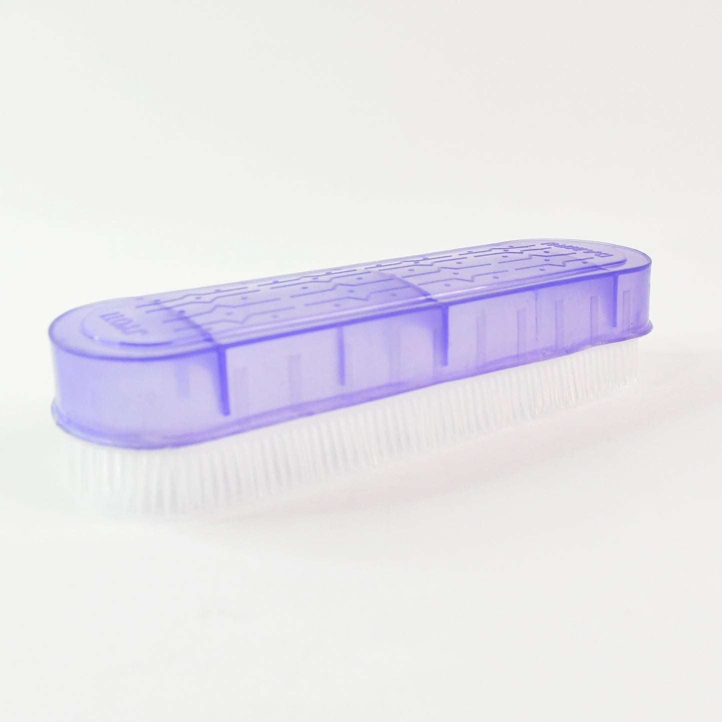 Wukusy multipurpose plastic handle laundry brush with sturdy bristles for cleaning clothes and surfaces in home improvement.