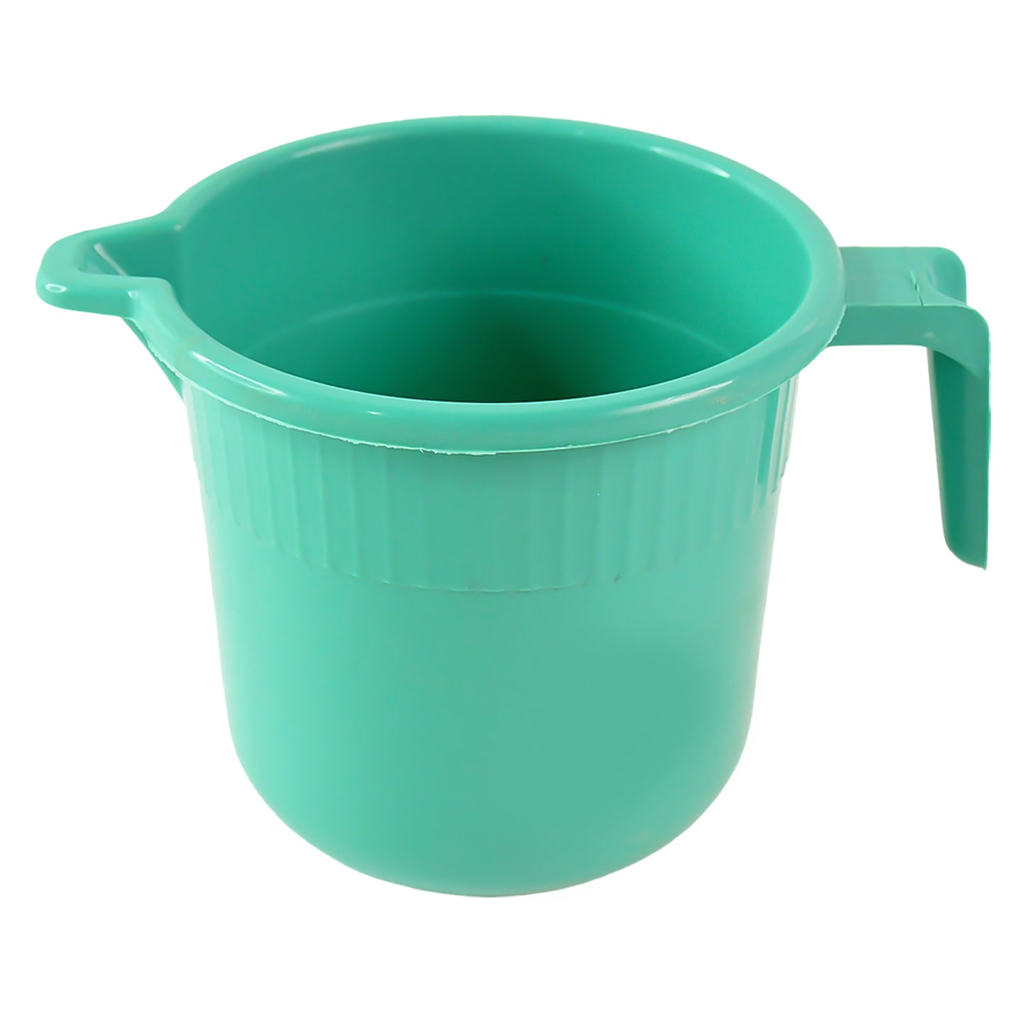 Wukusy plastic bath mug for bathroom use, 1-piece, durable plastic cup for rinsing and cleaning in the home bathroom.