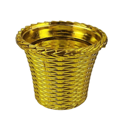 Plastic Flower Valencia (Pot) Home And Outdoor (1 Pc)