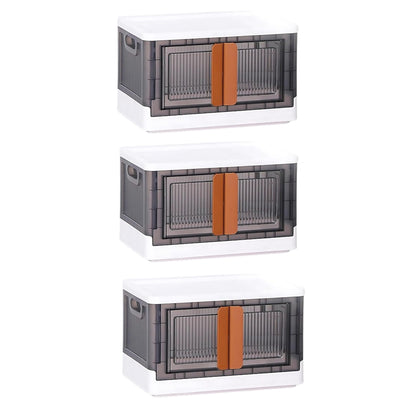 Plastic Folding Wardrobe Storage Organizer (3 Layer  1 Pc)