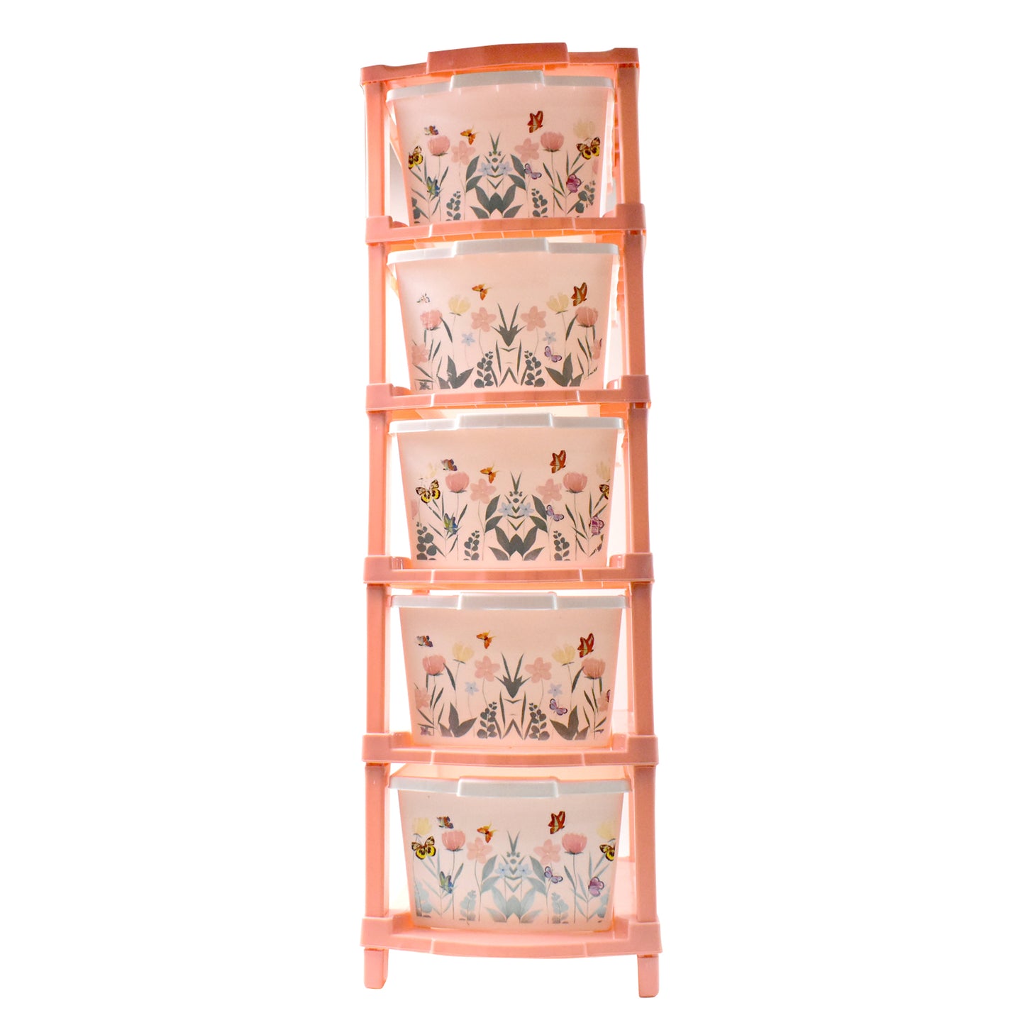 Plastic Smart Wonder Drawer Home Storage  Organization (5 Layer  1 Pc)