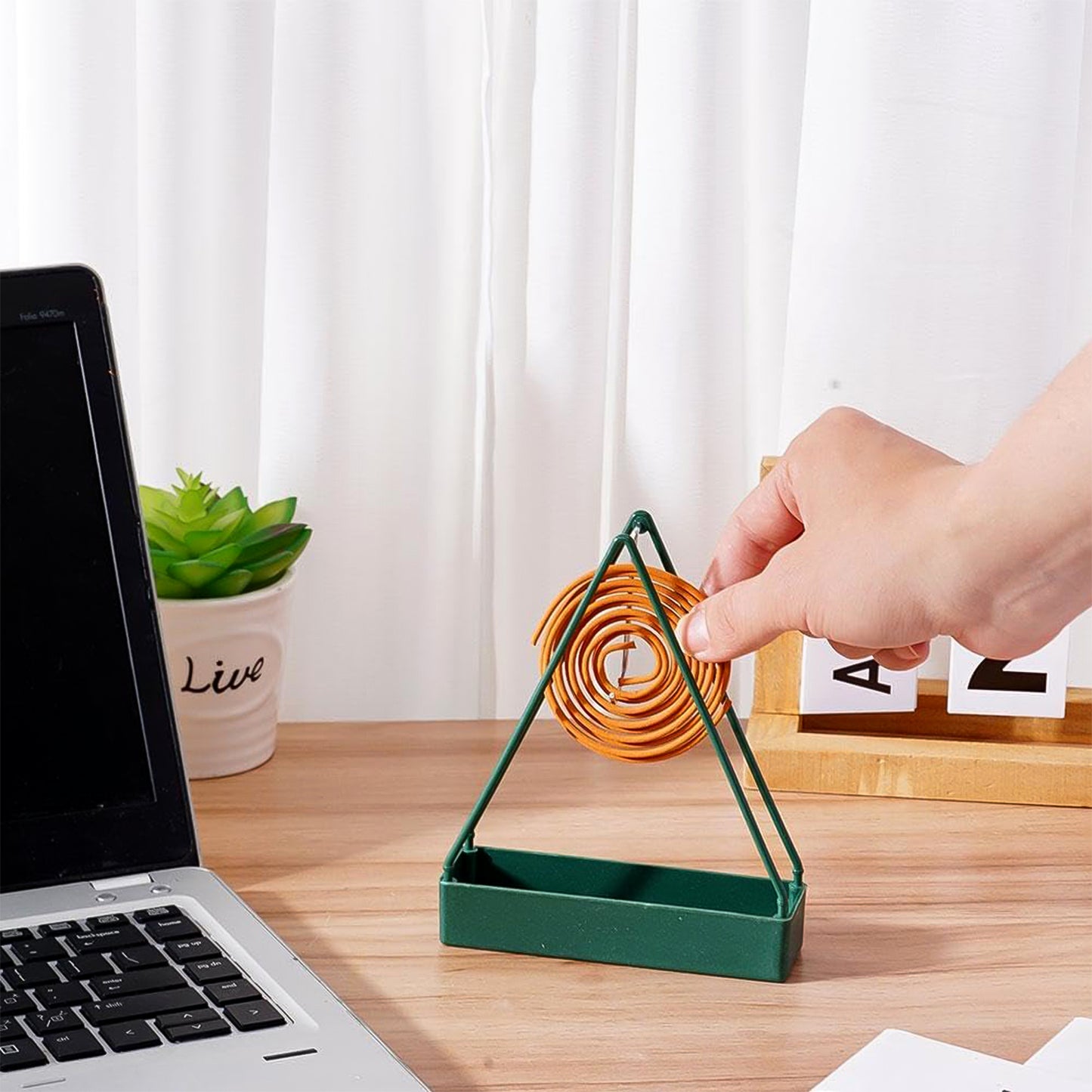 Premium Big Plastic Mosquito Coil Holder Stand (1 Pc)
