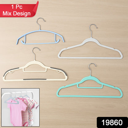 Wukusy premium mix design non-slip clothes hanger, single piece, durable and versatile for organizing clothes in home improvement.