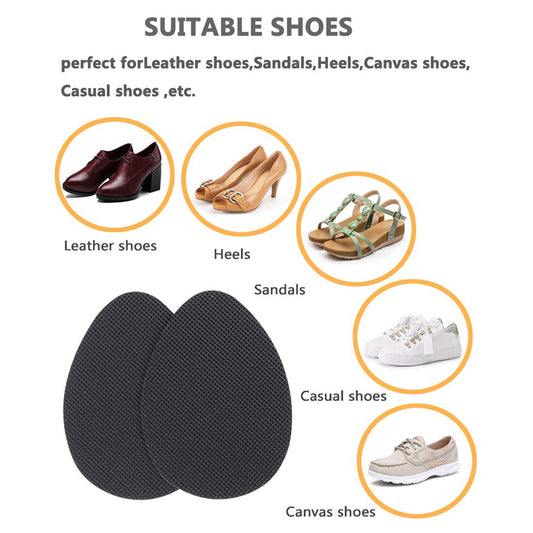 Wukusy self-adhesive anti-slip grip sticker for shoes, sandals, and heels, providing enhanced traction and safety.