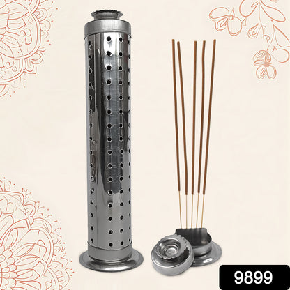 Stainless Steel Agarbatti Stand For Puja (1 Pc)