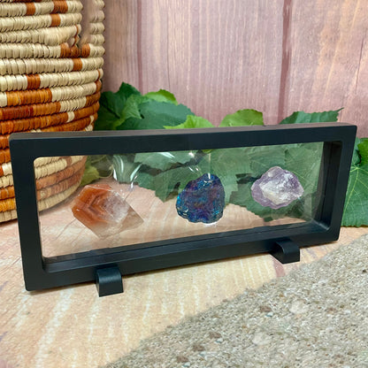 Wukusy transparent jewellery display box measuring 23x9 cm, ideal for organizing and showcasing jewelry at home.