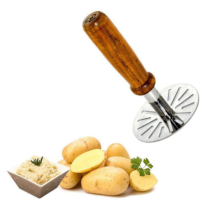 Wukusy Paubhaji Masher for household and kitchen use, ideal for mashing and making Paubhajis in home cooking.