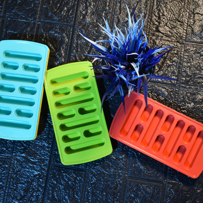 Wukusy 4-piece fancy ice tray for household use, designed for making ice and versatile kitchen purposes.