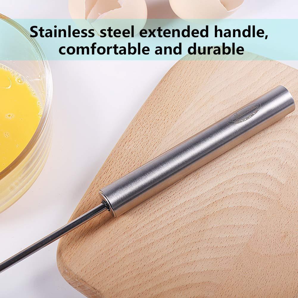 Wukusy 2335 stainless steel manual hand blender for mixing and blending in home and kitchen use.
