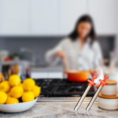 Wukusy stainless steel square gas lighter for home and kitchen use, featuring a sleek modern design.