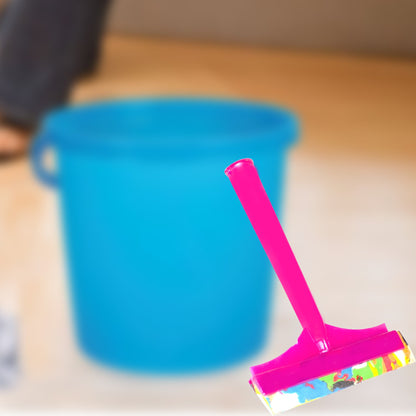 Wukusy bathroom floor cleaning wiper with foam plastic handle, suitable for home and kitchen use, designed for effective cleaning.