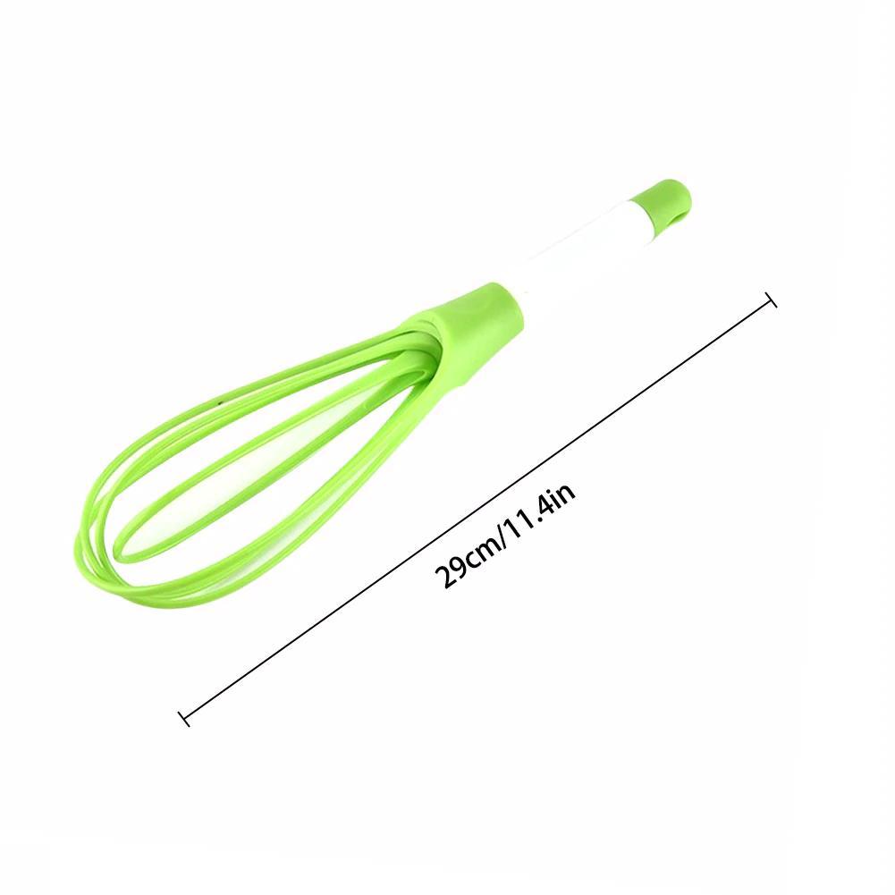 Wukusy plastic balloon whisk mixer for milk, coffee, egg juice, kitchen use, with a colorful handle and lightweight design
