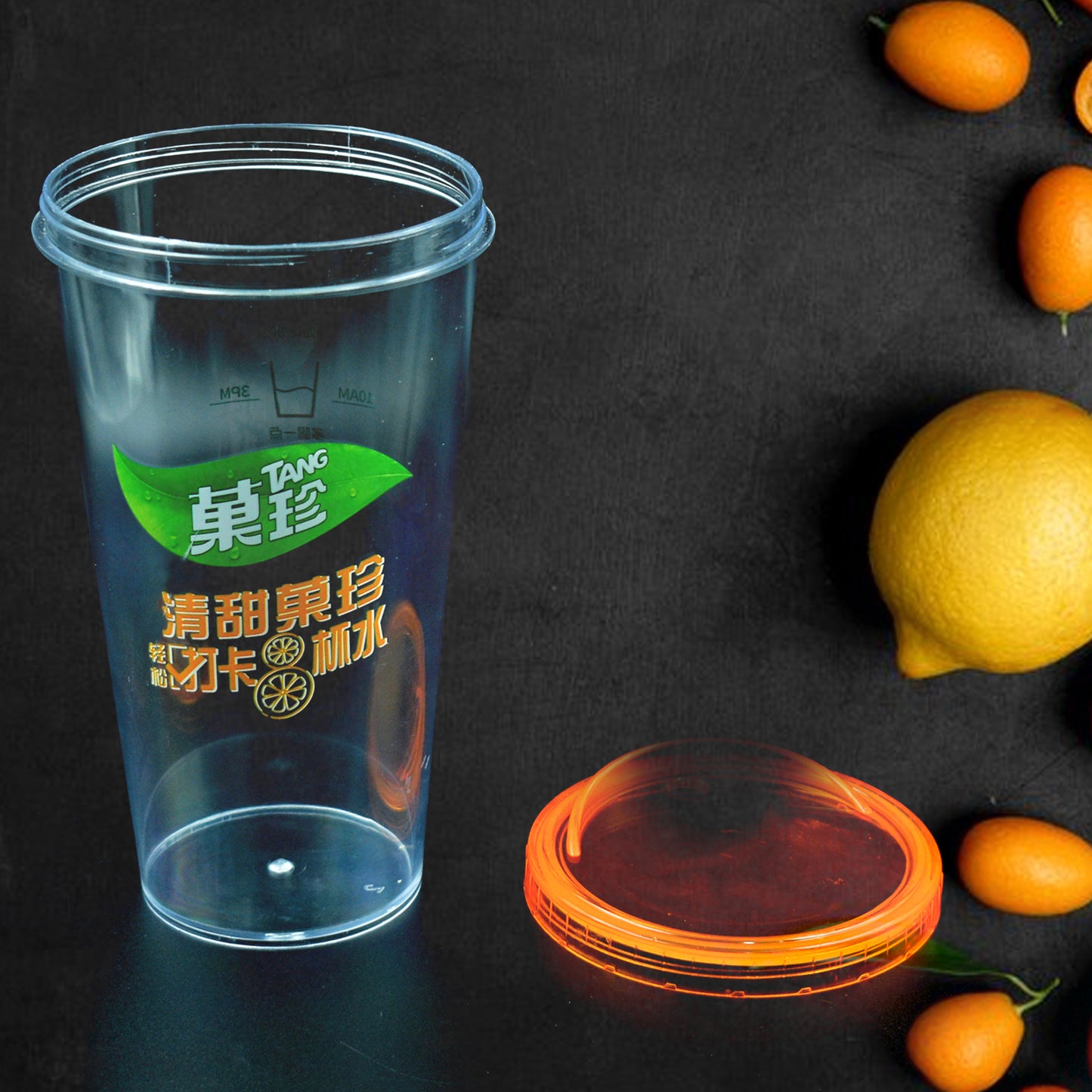 Wukusy plastic water coffee cup, portable tumbler for home, outdoor, travel, and office use, ideal for travel lovers and everyday hydration.