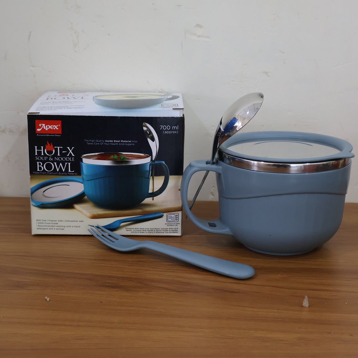 Wukusy Apex Hot X Soup Noodle Bowl, 700 ml, ceramic kitchenware for hot soups and noodles in a modern design.