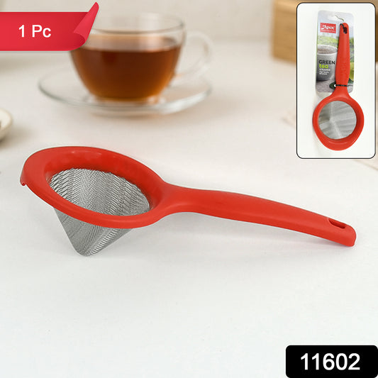 Wukusy Apex Premium green tea strainer with fine stainless steel mesh for easy, efficient tea brewing in home and kitchen use