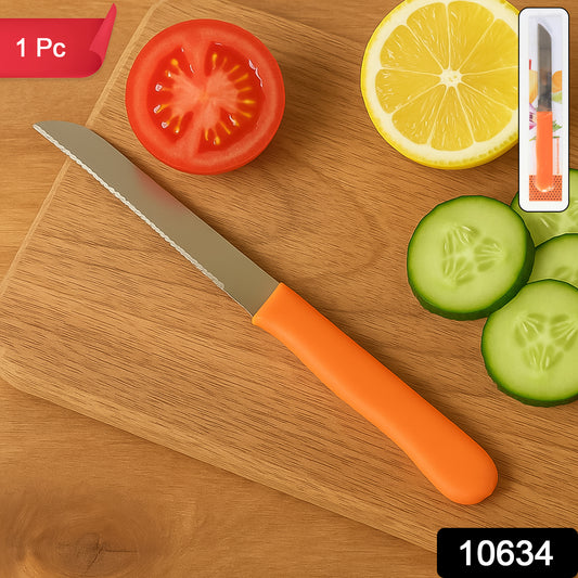 Wukusy premium stainless steel handle plain kitchen knife, 1 piece, with a sleek, durable blade for versatile culinary use