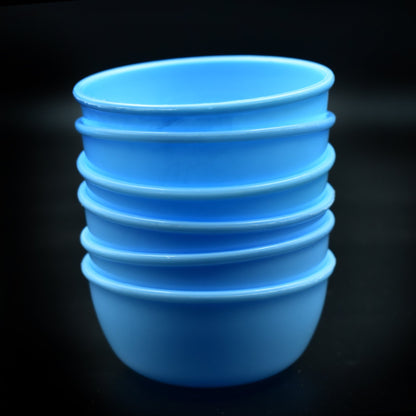 2425 Small Plastic Bowl Set Microwave Safe Unbreakable Set Of 6