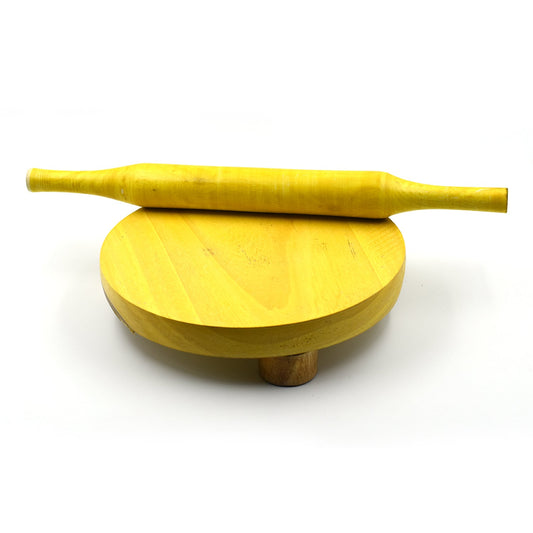 Wukusy Bombay Belan, traditional wooden rolling pin for making rotis and other home kitchen baking tasks.