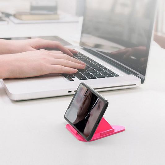 Wukusy Pyramid Mobile Stand with three inclined angles, adjustable for hands-free use of smartphones.