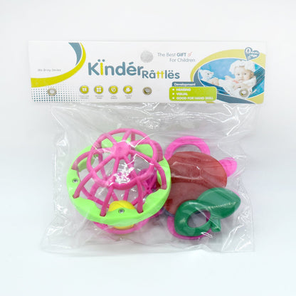 Wukusy 1939 At39 3-piece baby rattles toy set for kids and babies, designed for playing and entertainment.