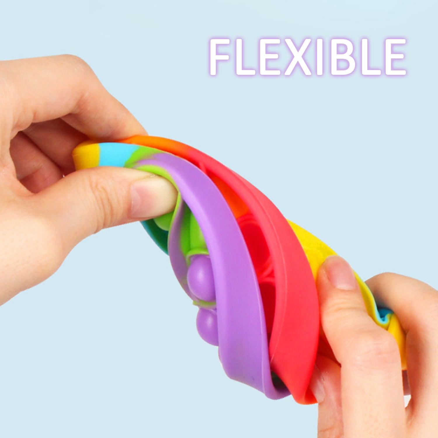 Wukusy Among Us Running Fidget Toy, colorful toy for kids and adults, used for playing and entertainment.
