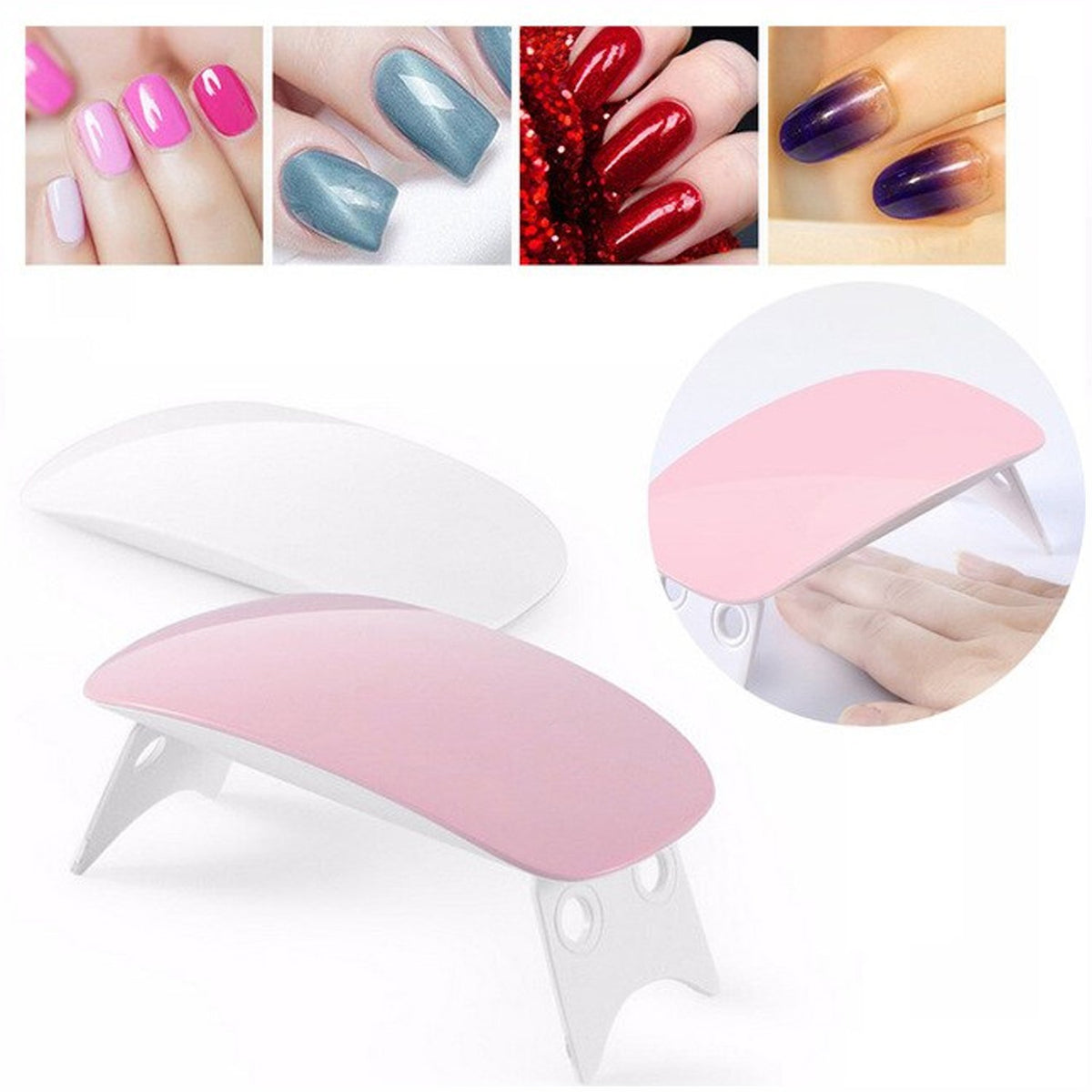 Wukusy 6060 professional nail polish dryer machine with digital controls and compact design for efficient nail drying.