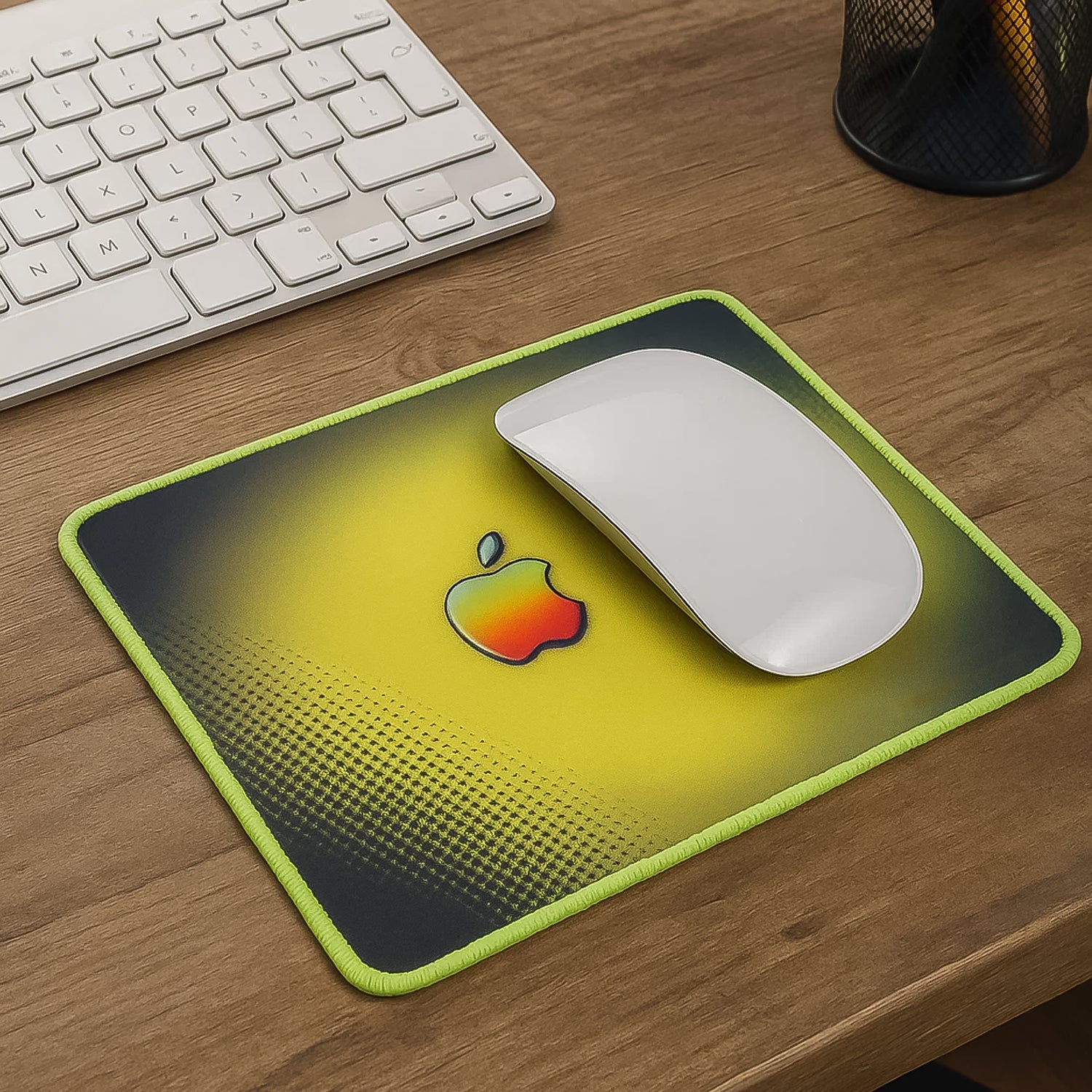 Wukusy premium quick non-slip gaming mouse pad with 27x22 cm surface, ideal for office use, featuring a smooth, durable surface.