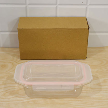 Wukusy plastic airtight food storage container with clip lock lid, 1200 ml for kitchen organization and freshness.