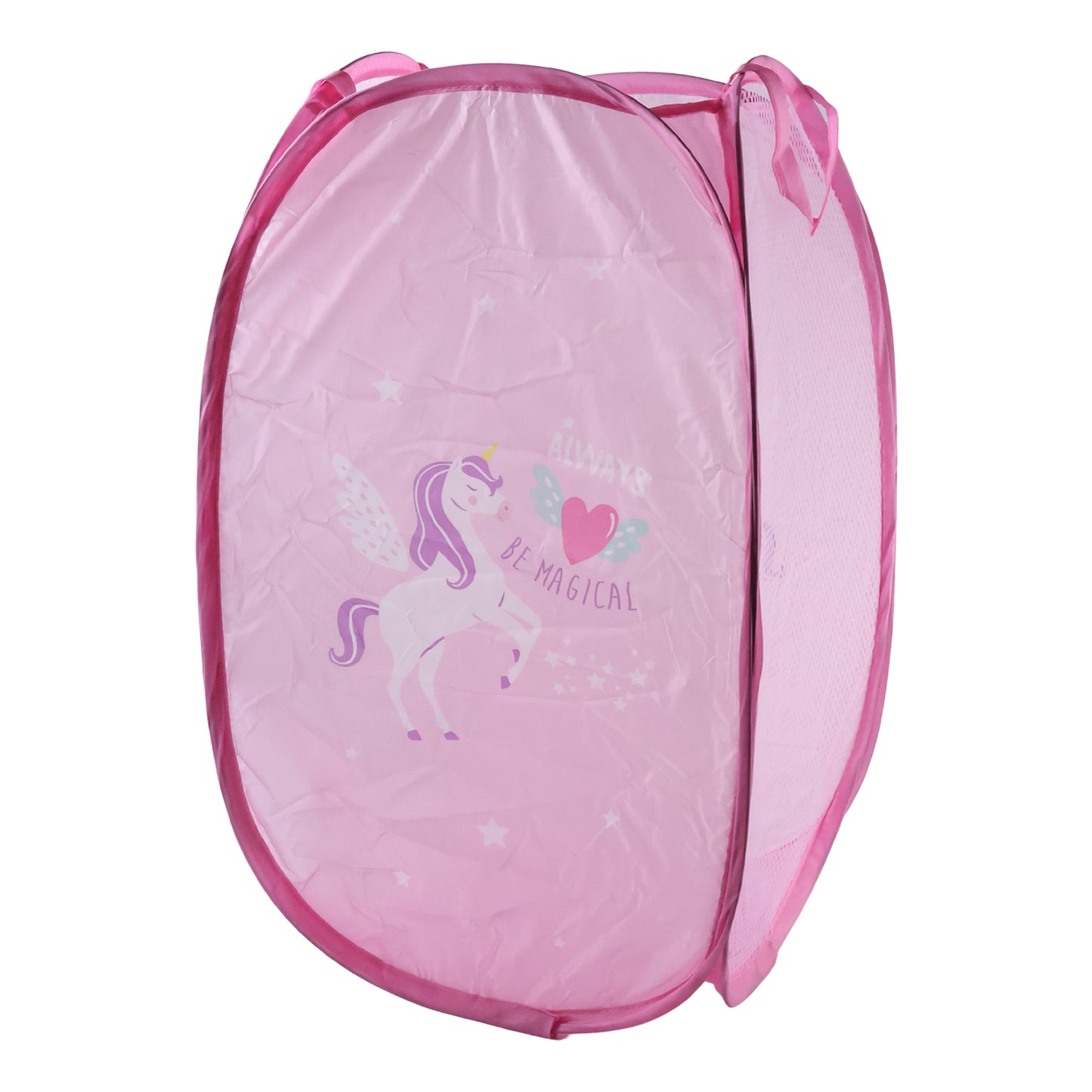 Foldable Kids Laundry Basket Unicorn Hamper Bag (1 Pc 36x36x58 Cm)