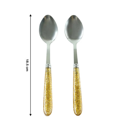 Premium Stainless Steel Dining Spoon Set (Pack Of 2)