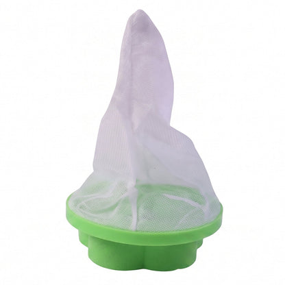 Washing Machine Floating Hair Lint Catcher  Reusable Mesh Flower Filter
