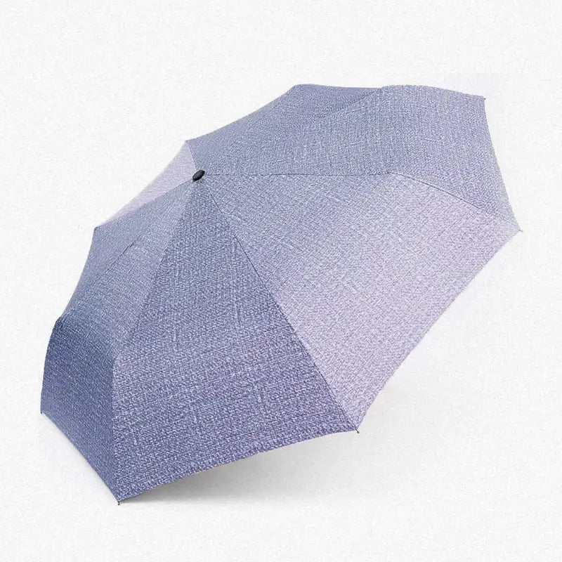 3 Fold Umbrella Summer Sun and Rain Protection Foldable Cute Umbrella UV Protection Rain Sun Umbrella Travel Accessories Umbrella for Children, Girls, and Boys 1 Pc With Zip Case