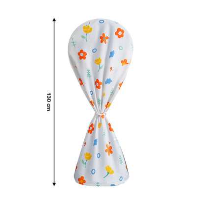 Flower-printed Fan Cover - 1 Pc 130x26 Cm
