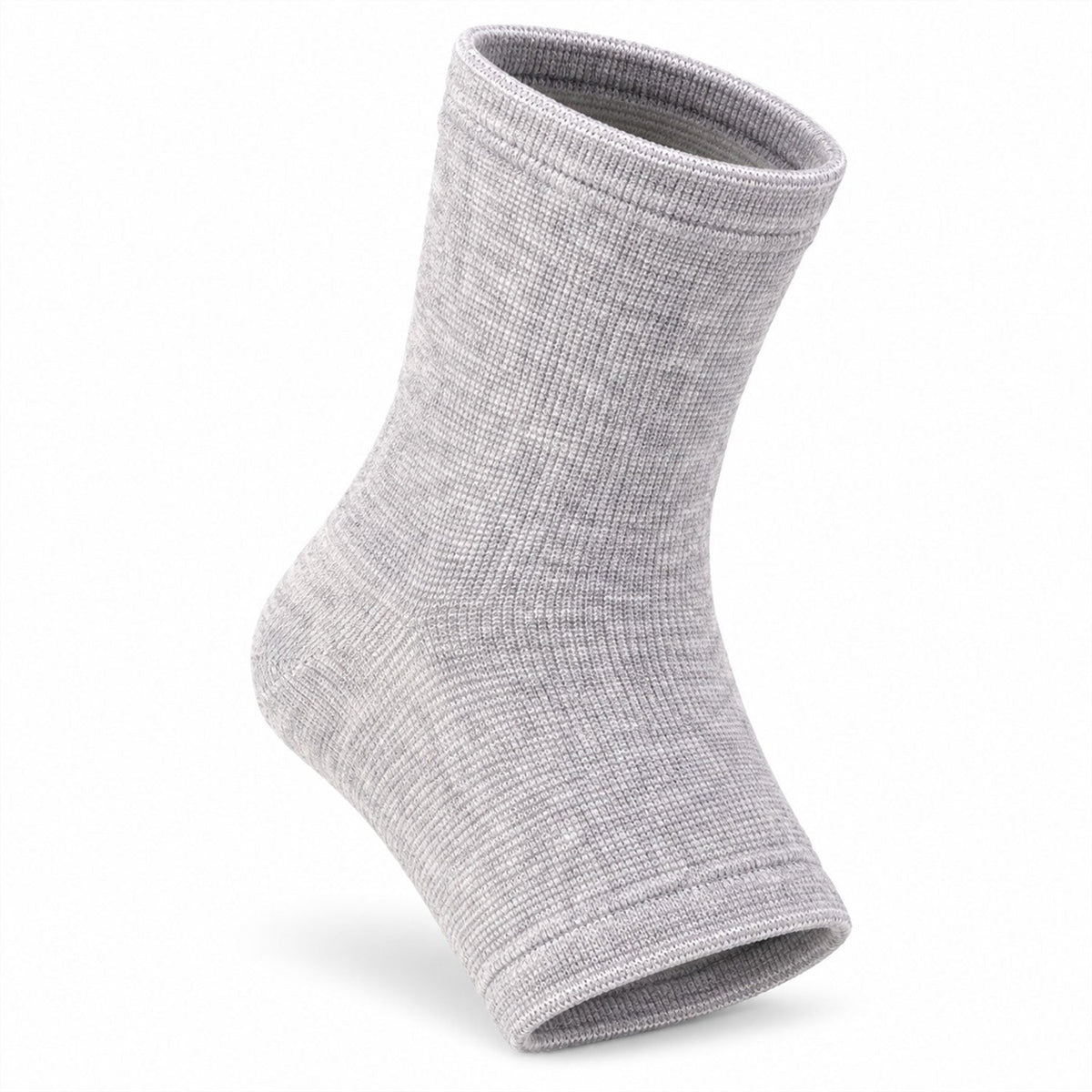 Wukusy soft stretchable open toe ankle support sleeve for daily comfort, shown on ankle with open toe design and flexible material.